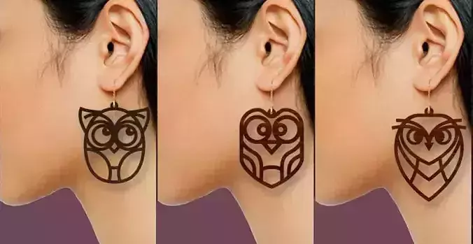 Owl set 3D print model