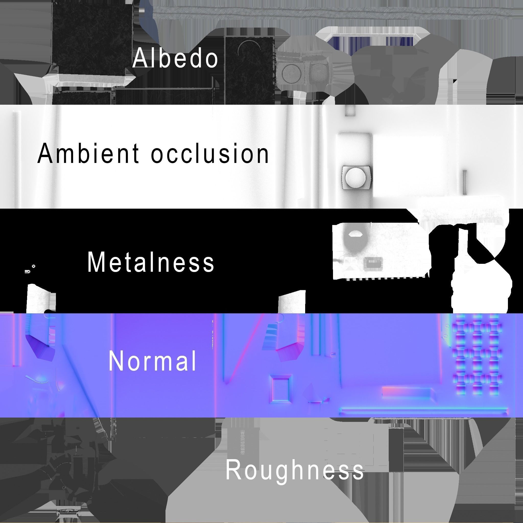 China Payphone Booth and Phone 3D model Low-poly 3D model_11