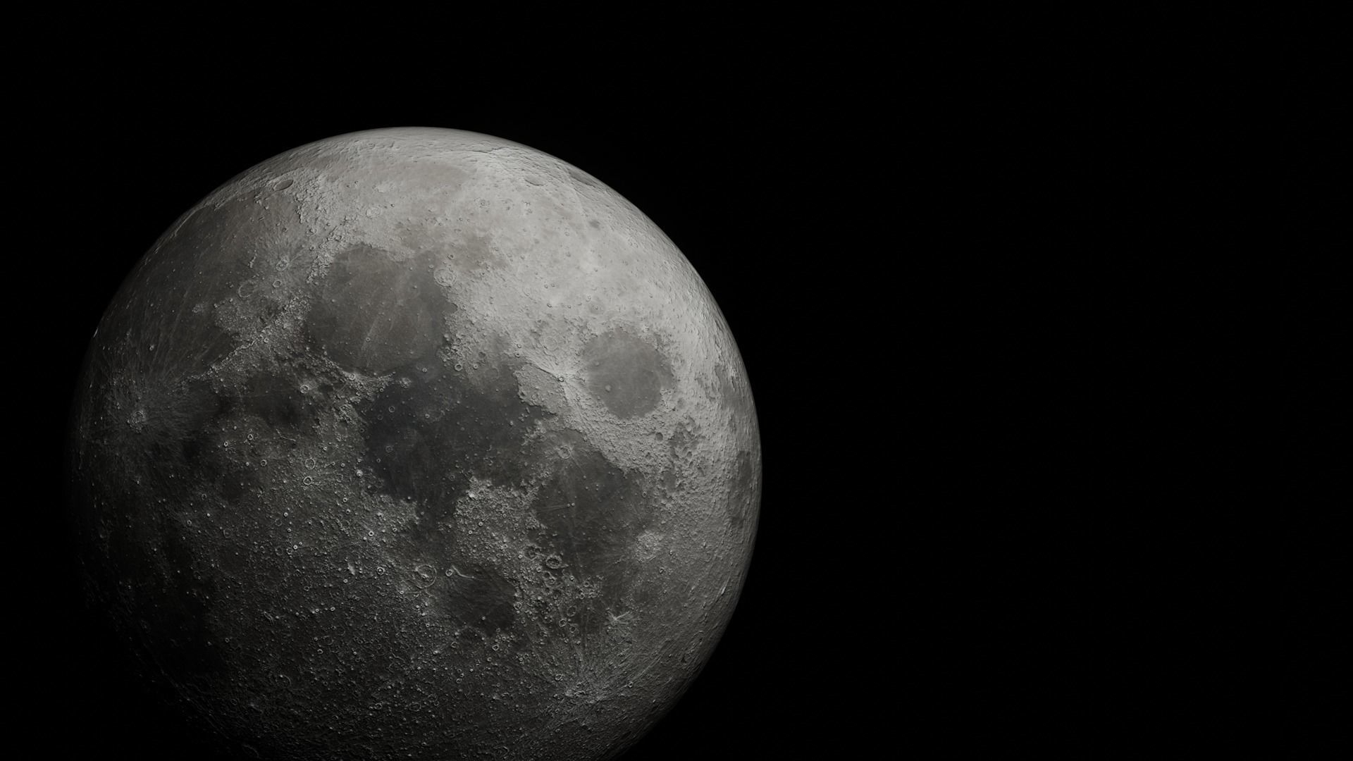 Animated moon 3D model_9