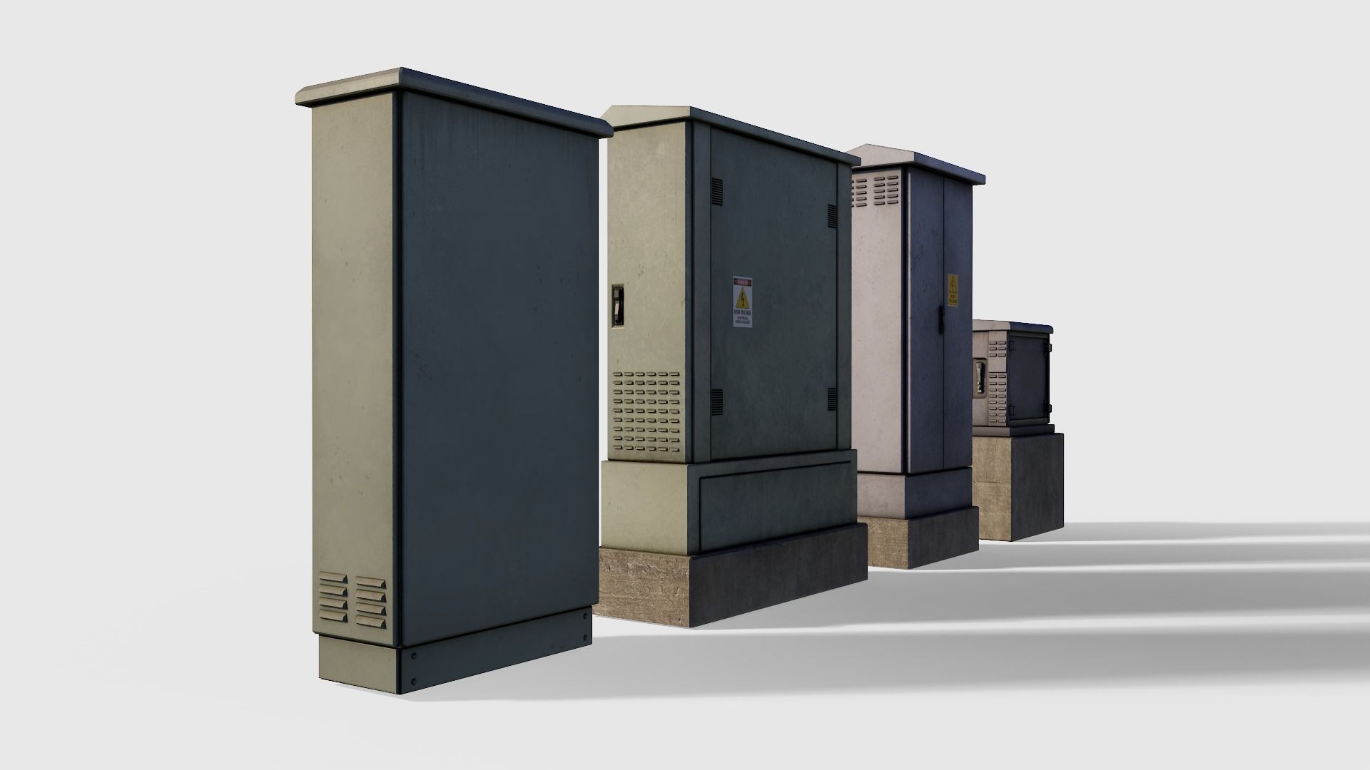 ElectricBox 3D model Pack Low-poly 3D model_6