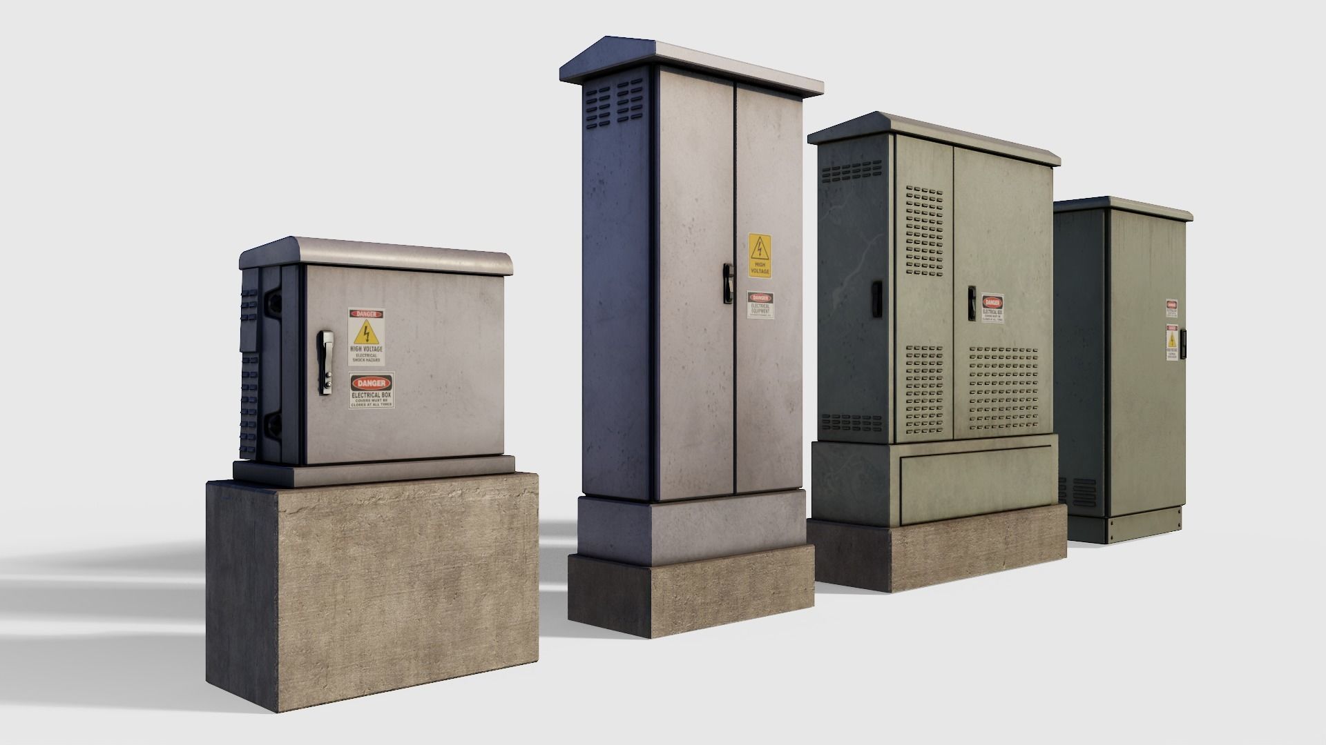 ElectricBox 3D model Pack Low-poly 3D model_8