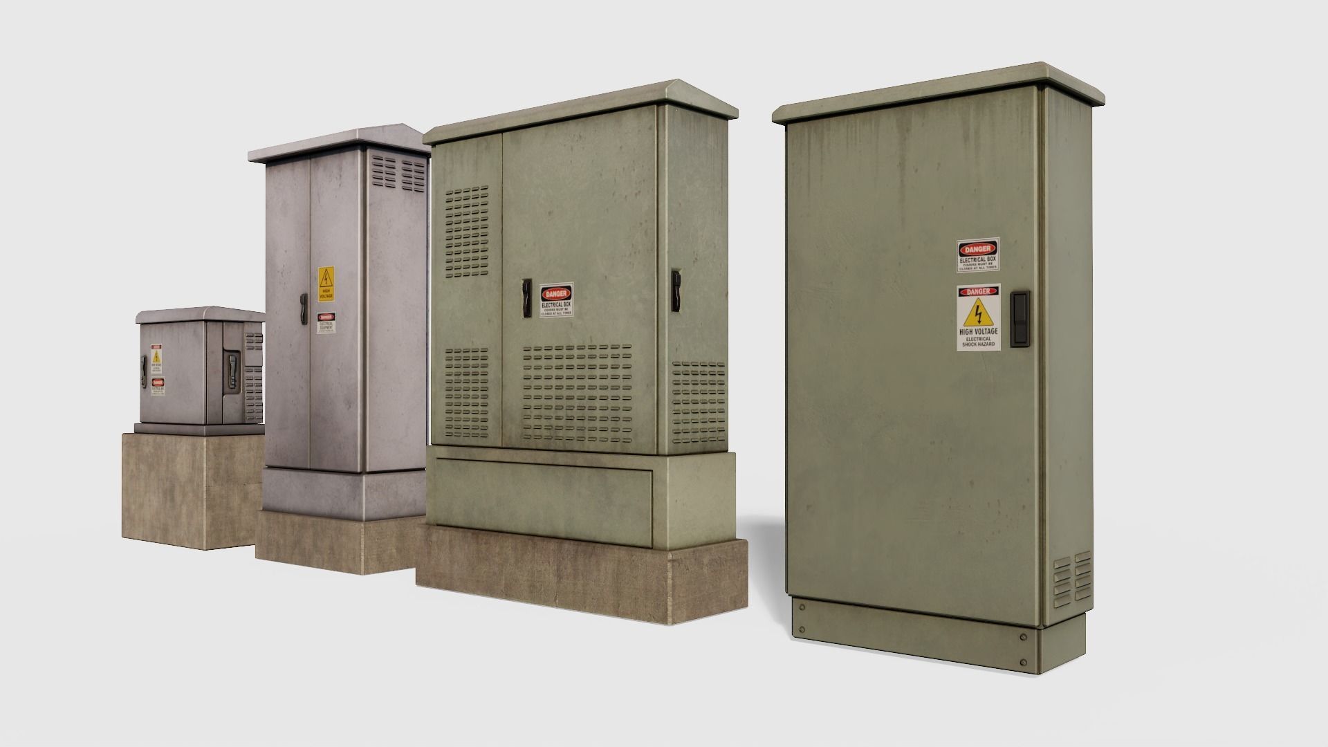 ElectricBox 3D model Pack Low-poly 3D model_5