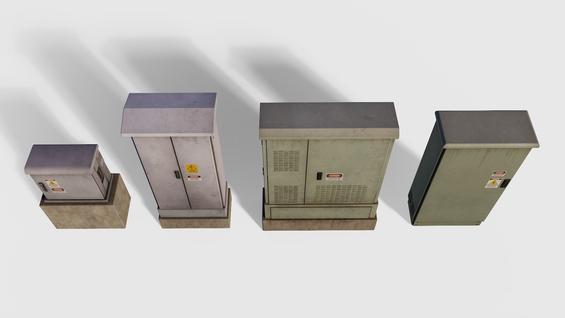 ElectricBox 3D model Pack Low-poly 3D model_10