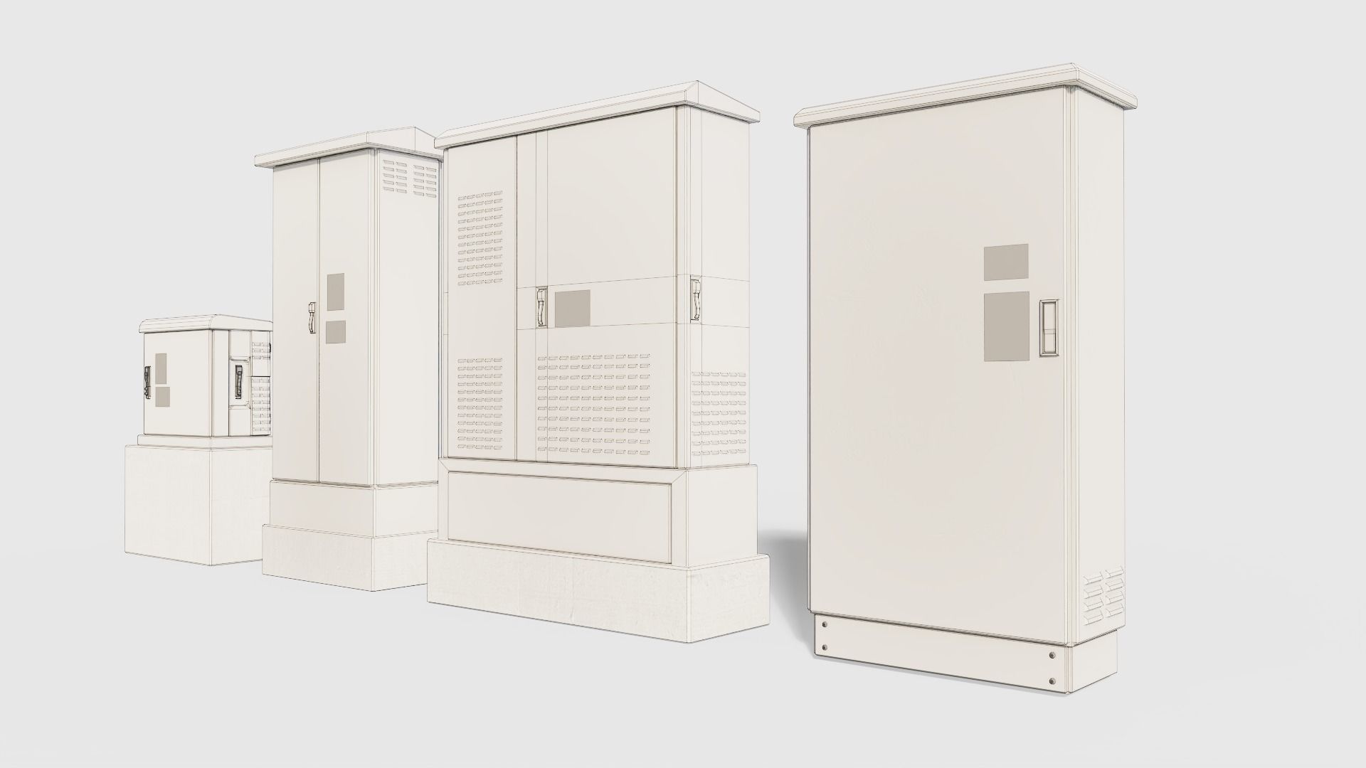 ElectricBox 3D model Pack Low-poly 3D model_18