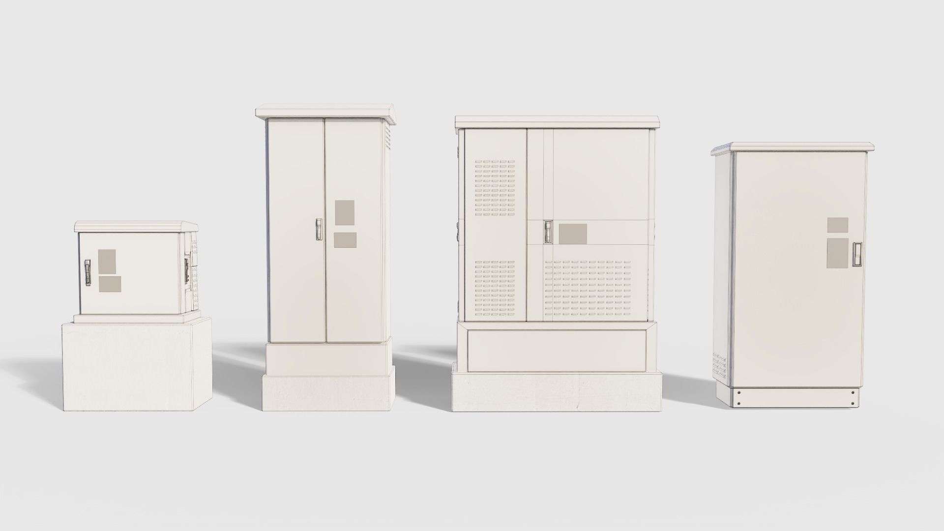 ElectricBox 3D model Pack Low-poly 3D model_16