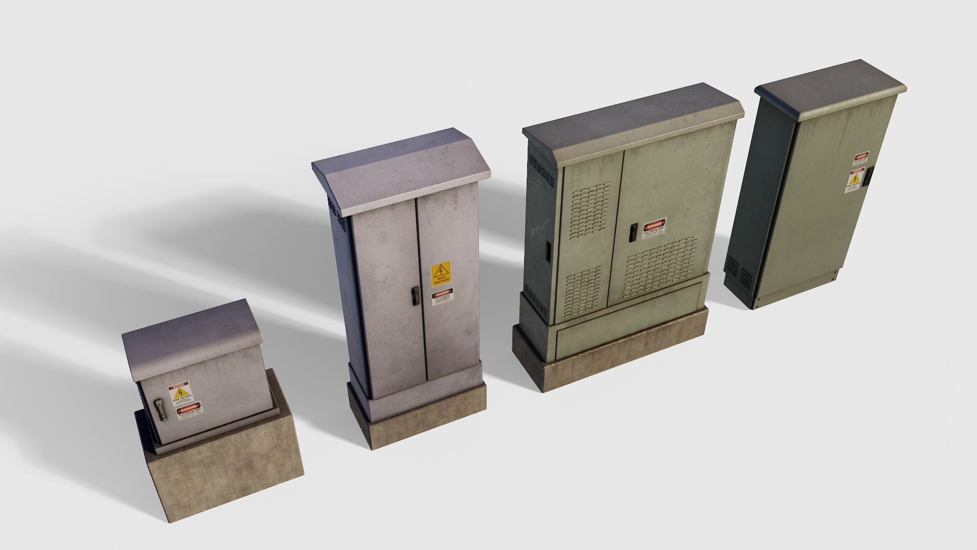 ElectricBox 3D model Pack Low-poly 3D model_9
