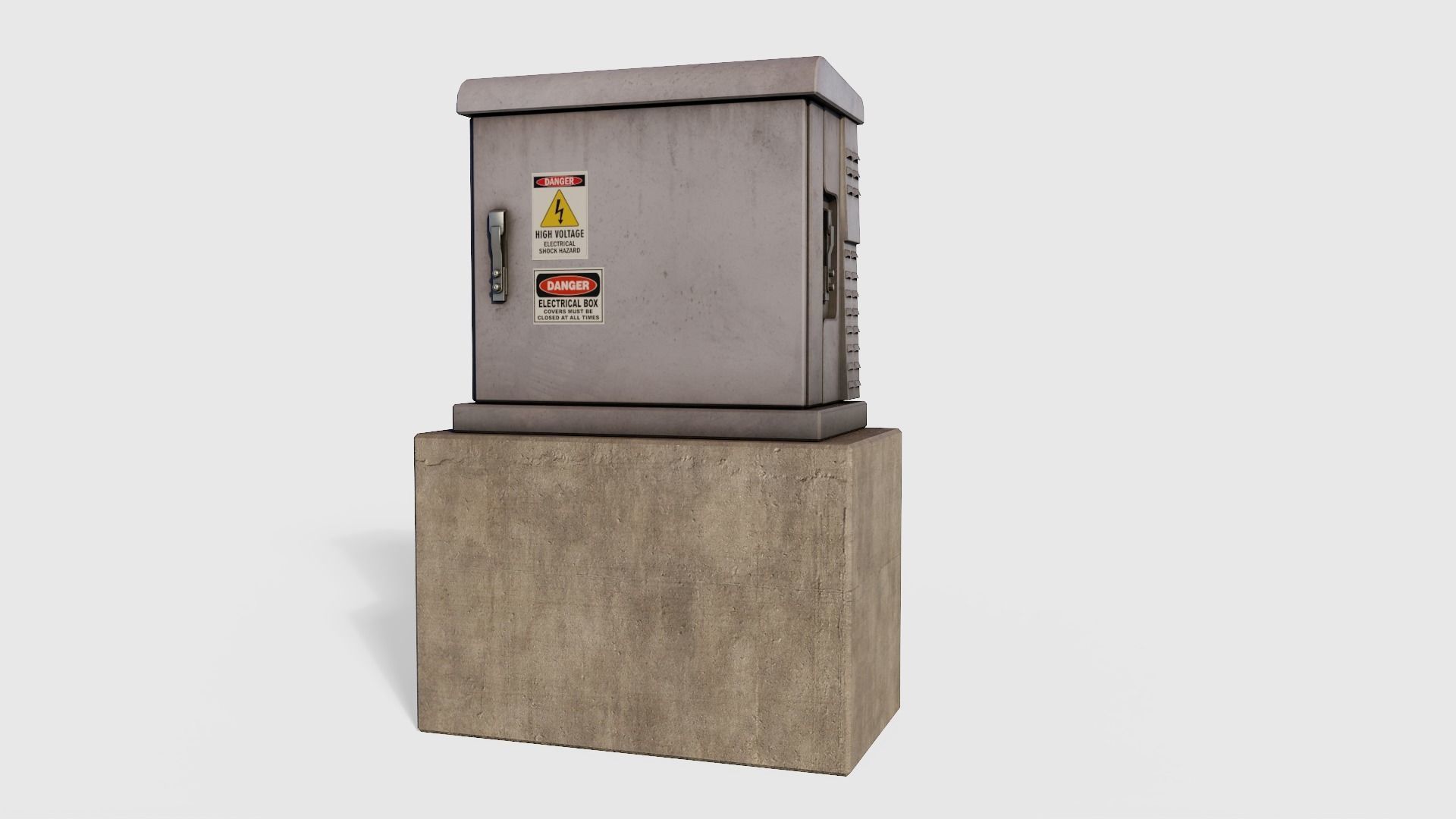 ElectricBox 3D model Pack Low-poly 3D model_1