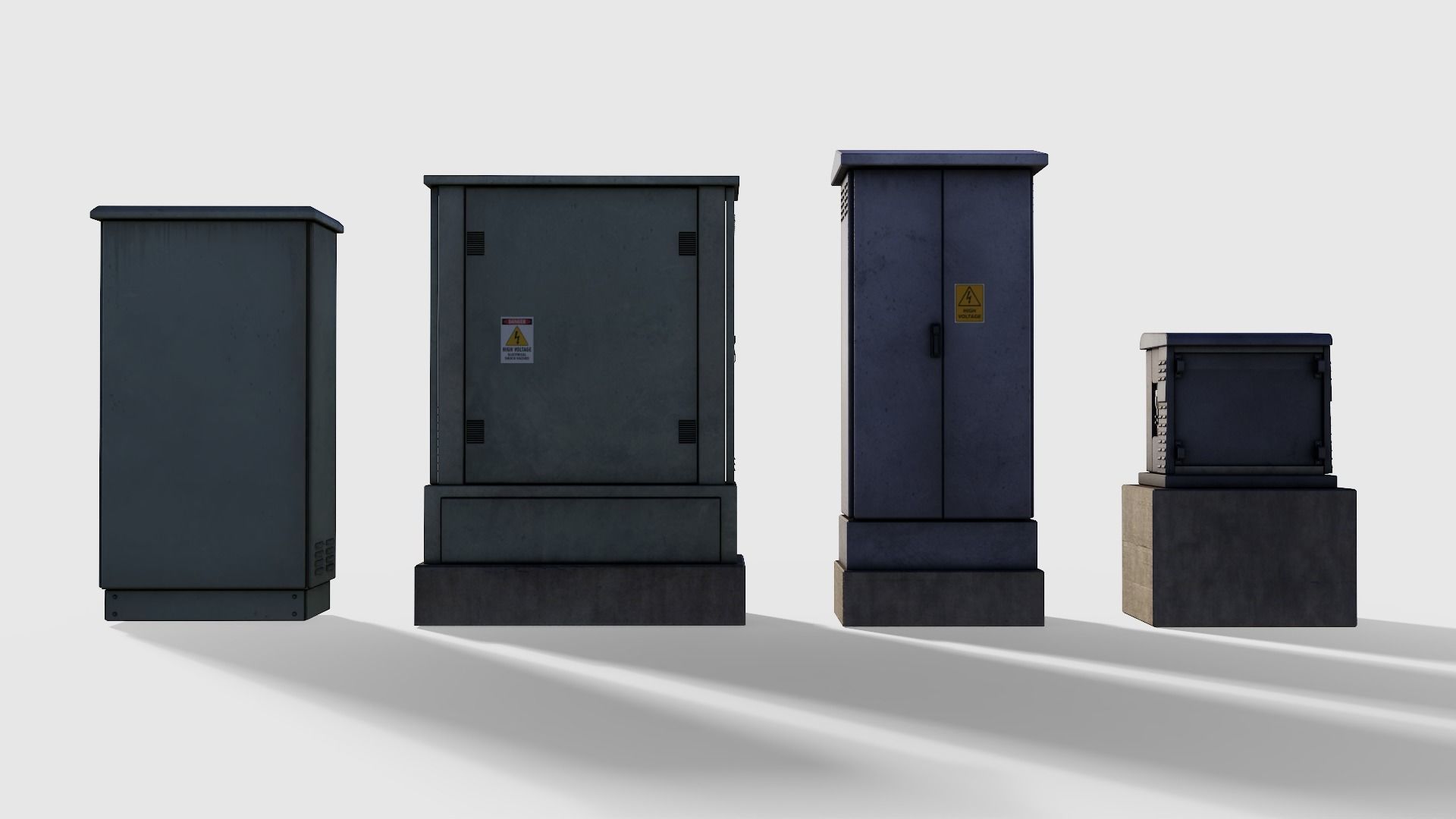 ElectricBox 3D model Pack Low-poly 3D model_7