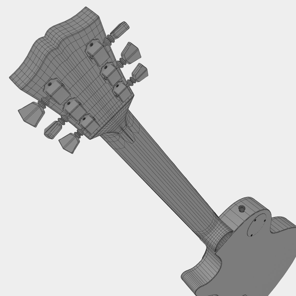 Gibson Les Paul Classic Premium Plus  3D model_11