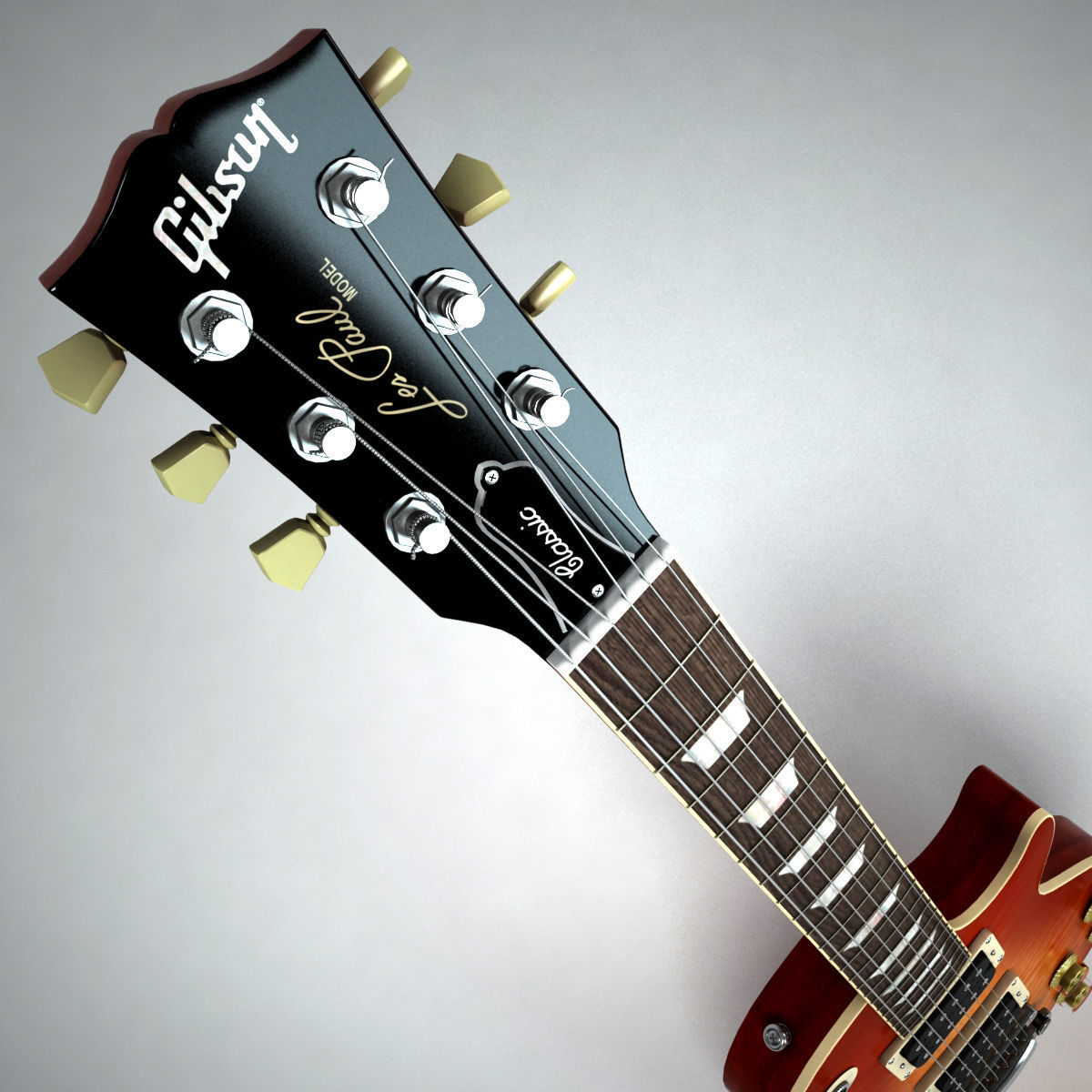 Gibson Les Paul Classic Premium Plus  3D model_1