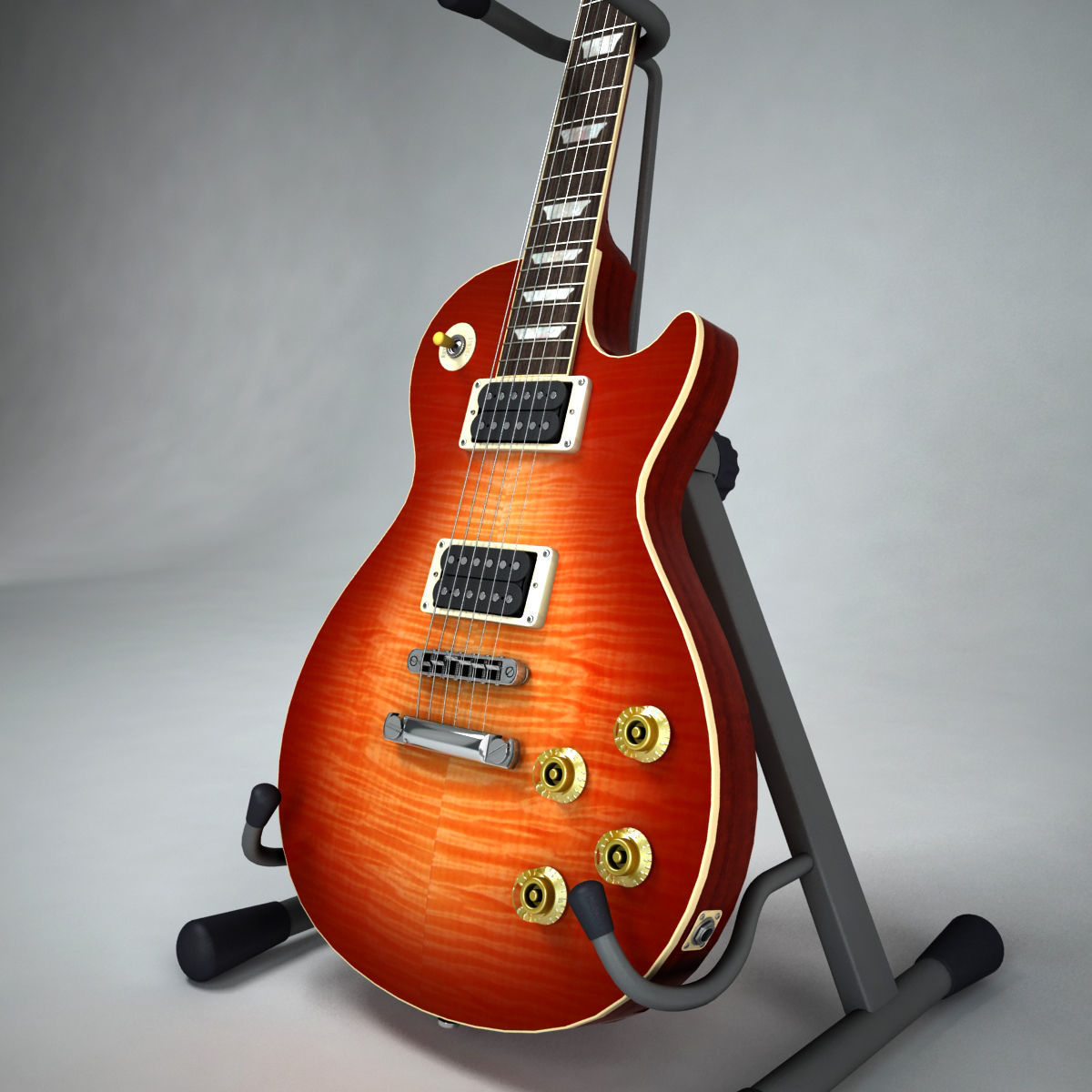 Gibson Les Paul Classic Premium Plus  3D model_5