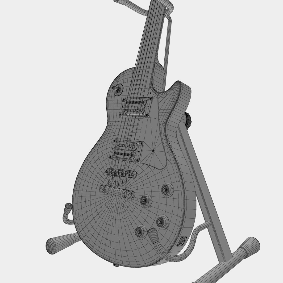 Gibson Les Paul Classic Premium Plus  3D model_12