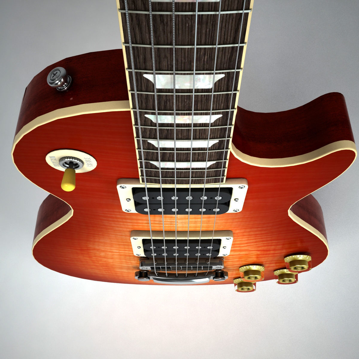 Gibson Les Paul Classic Premium Plus  3D model_6
