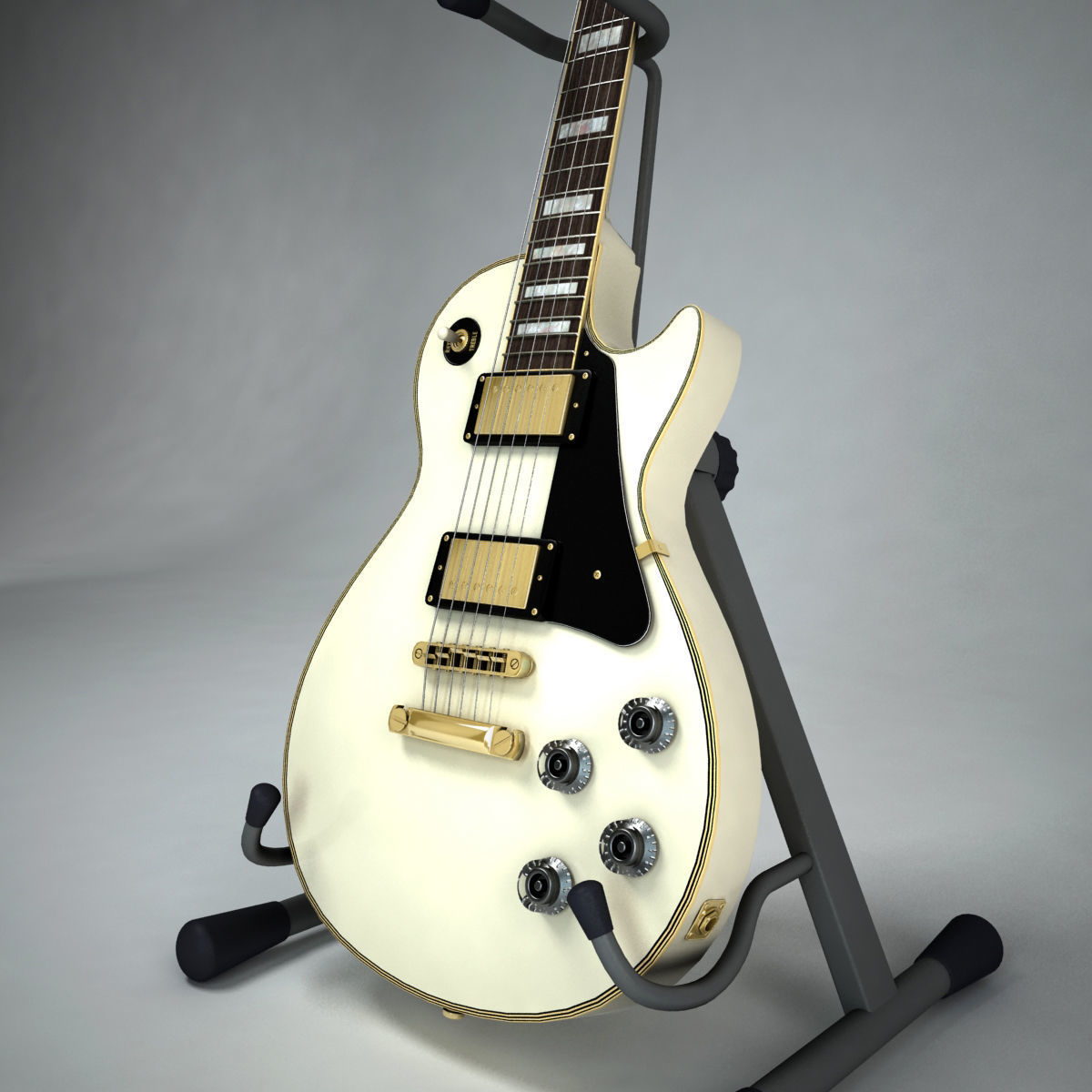 Gibson Les Paul Custom  3D model_5