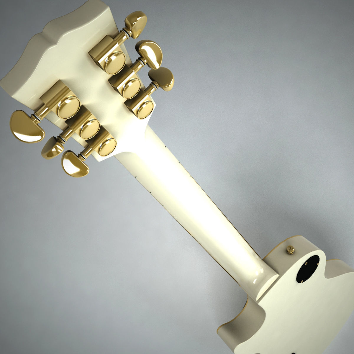 Gibson Les Paul Custom  3D model_4