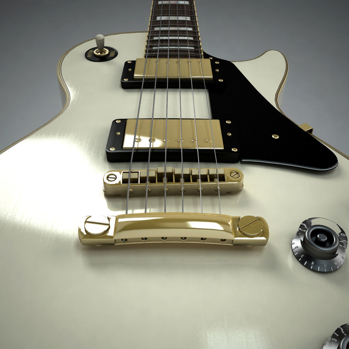 Gibson Les Paul Custom  3D model_2