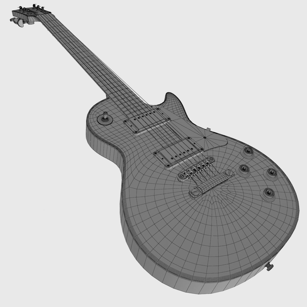Gibson Les Paul Custom  3D model_7
