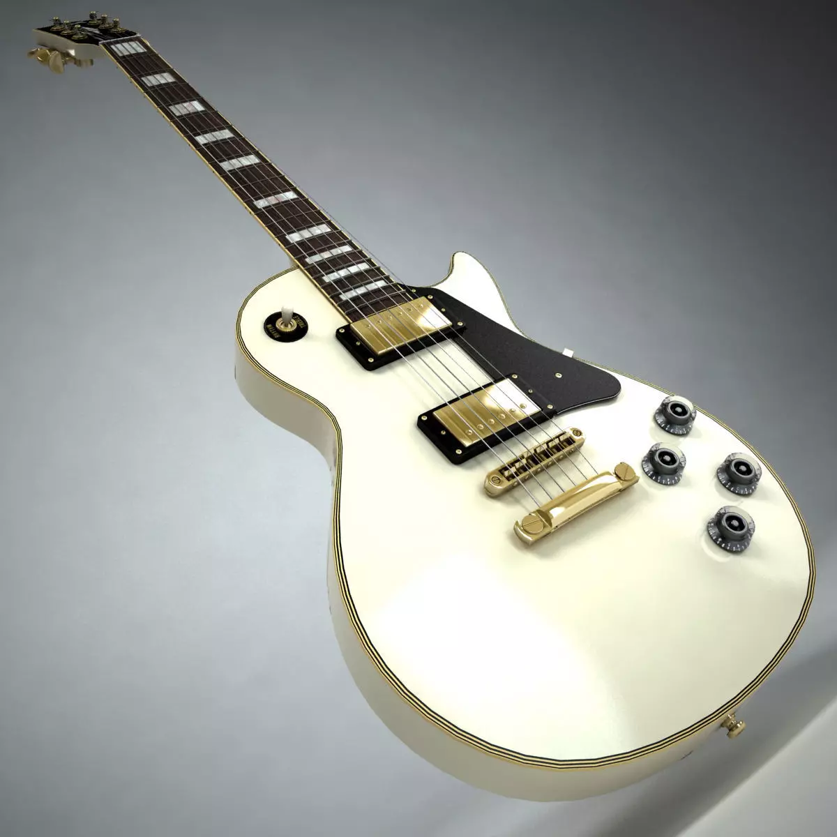 Gibson Les Paul Custom  3D model_0