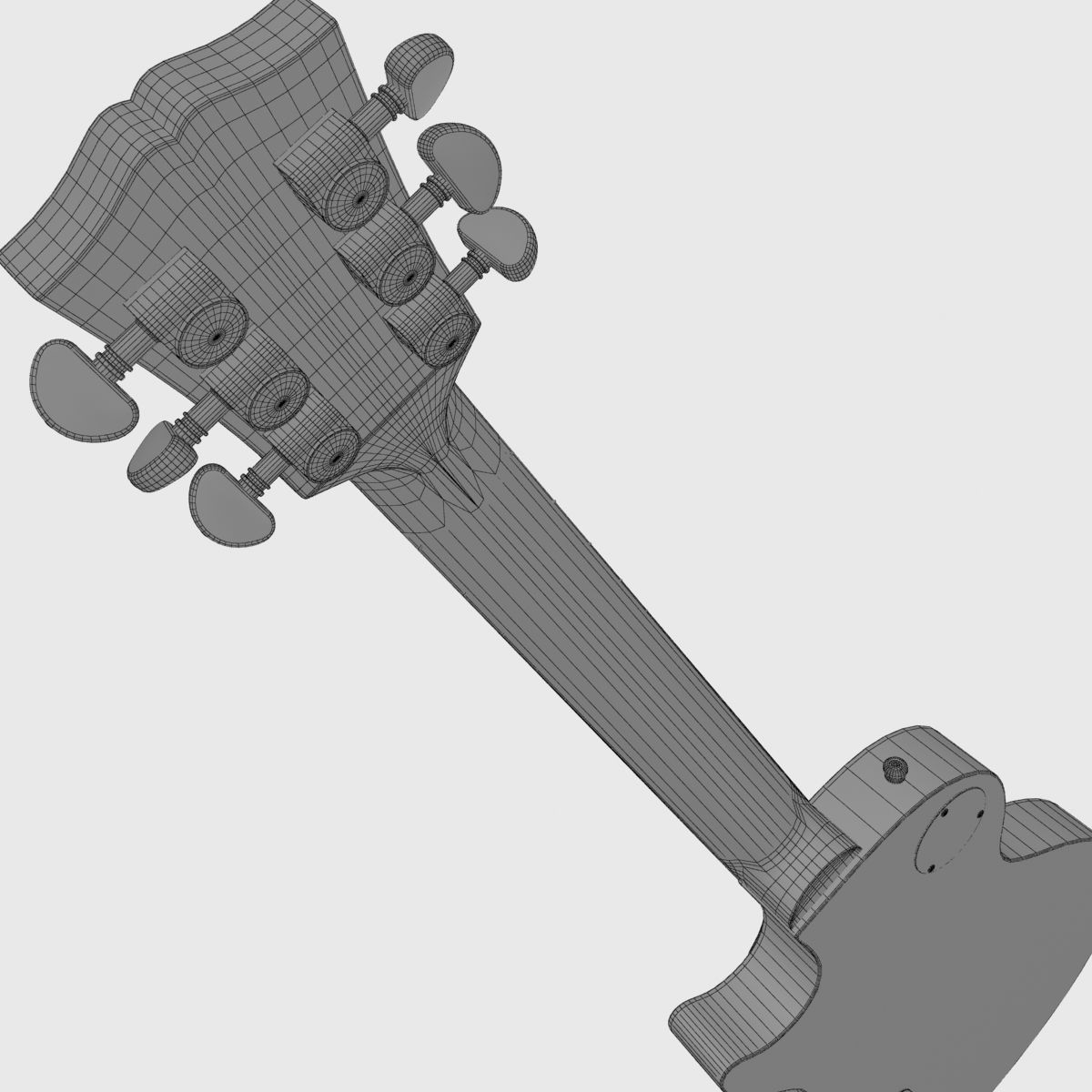 Gibson Les Paul Custom  3D model_11