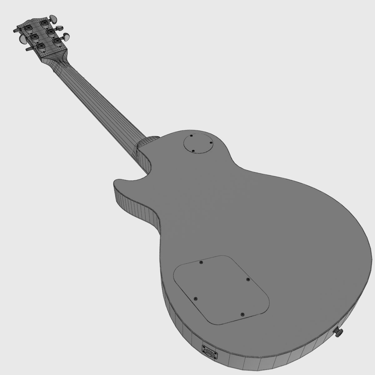 Gibson Les Paul Custom  3D model_10
