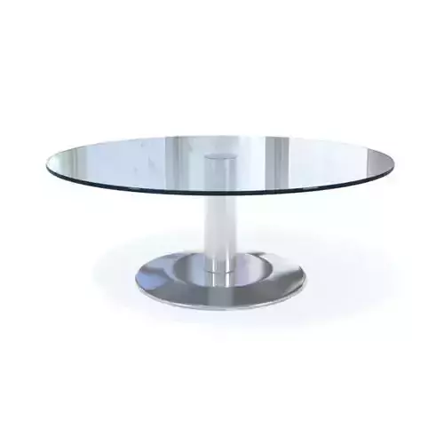 Round Glass Dining Table