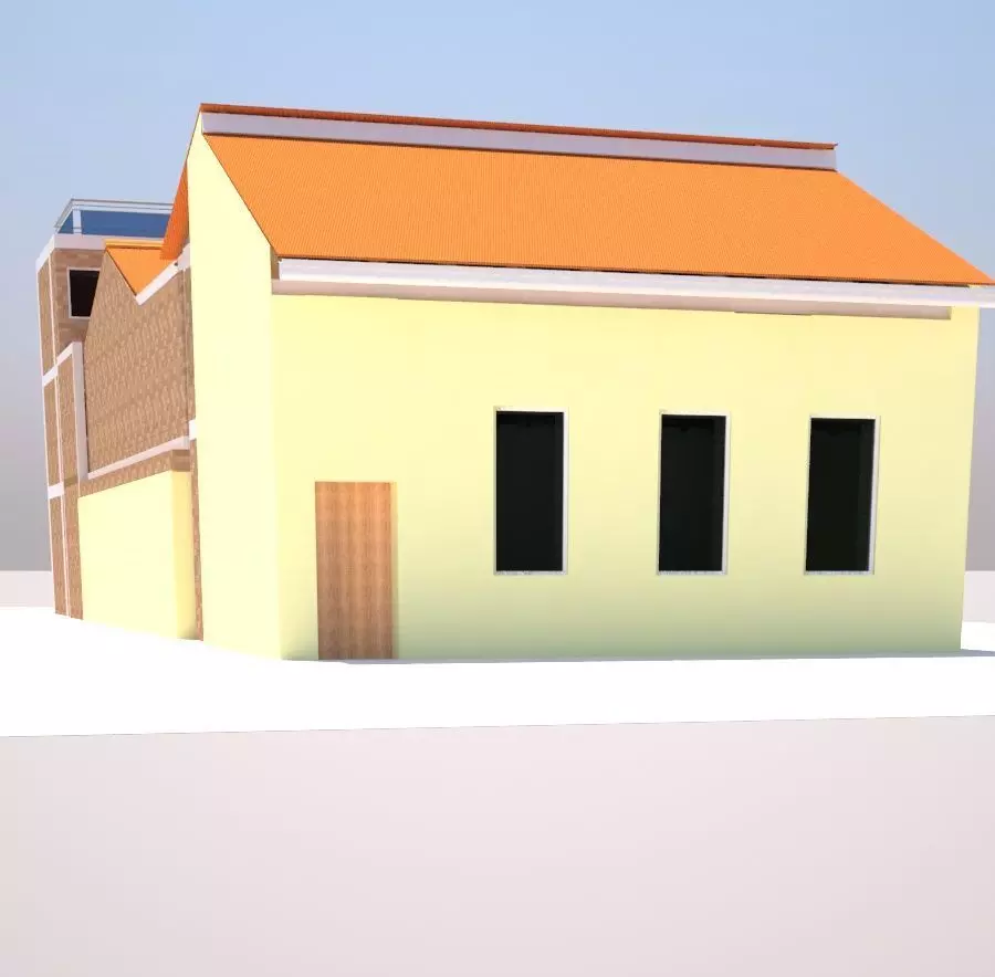 Masaya hostel 3D model_0
