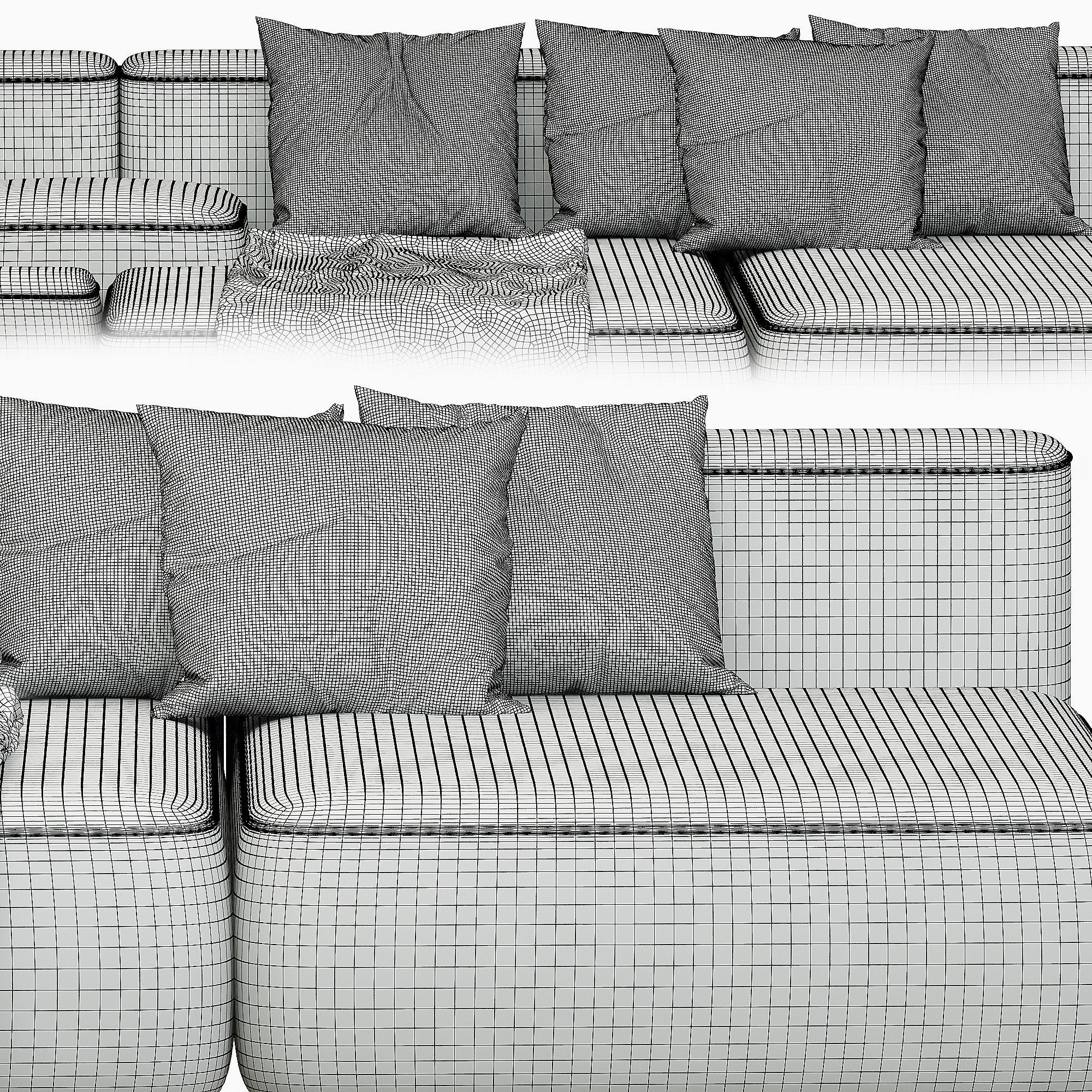 Lema  Cloud sofa Corona render  3D model_6