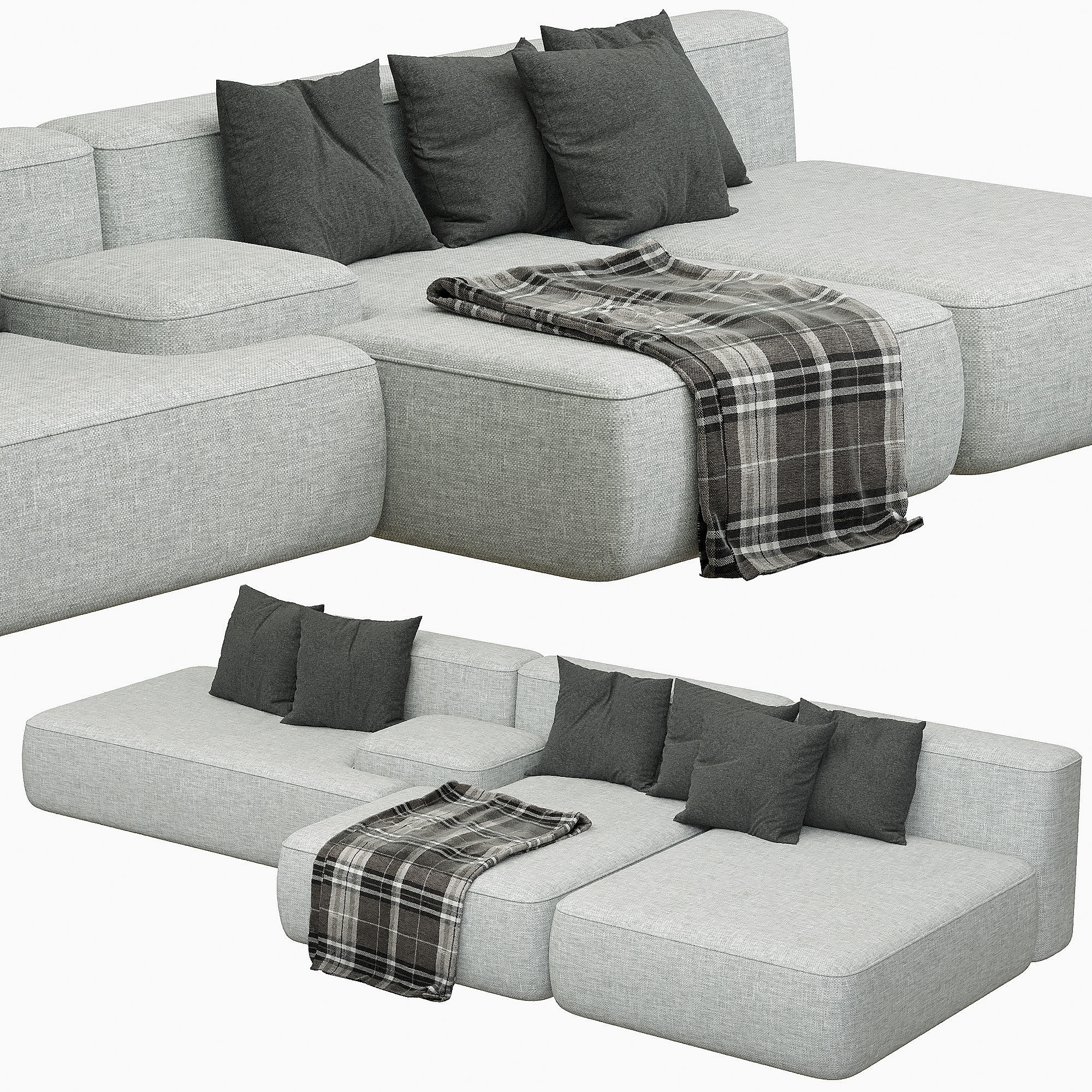 Lema  Cloud sofa Corona render  3D model_3