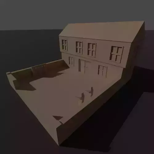 Knightly medieval barracks