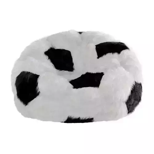 Chair bag soccer ball made of wool
