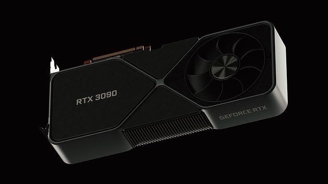 RTX 3090 3D model