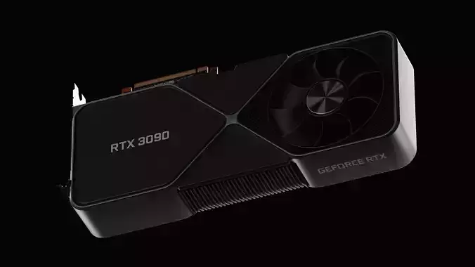 RTX 3090 3D model
