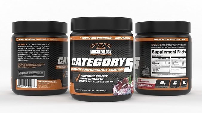 Protein Powder 3D model