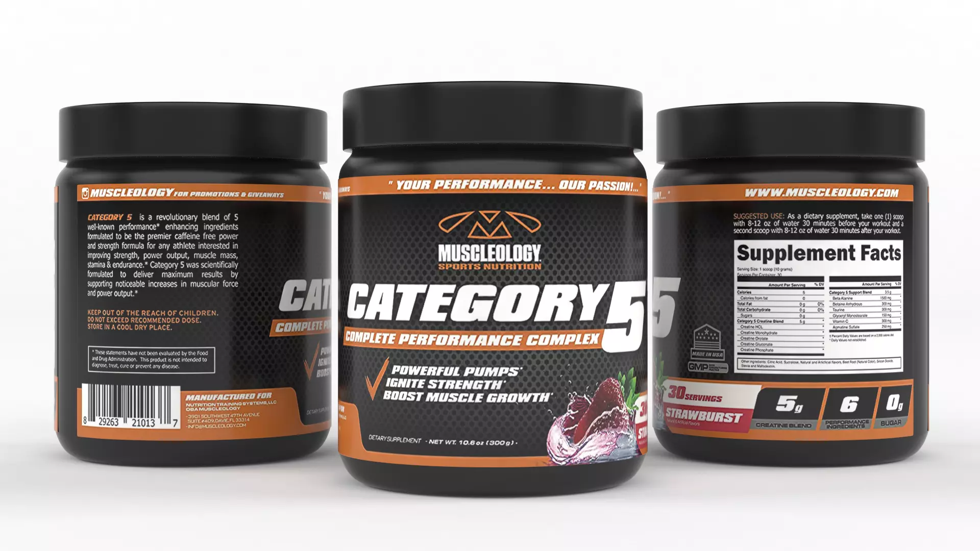 Protein Powder 3D model_0