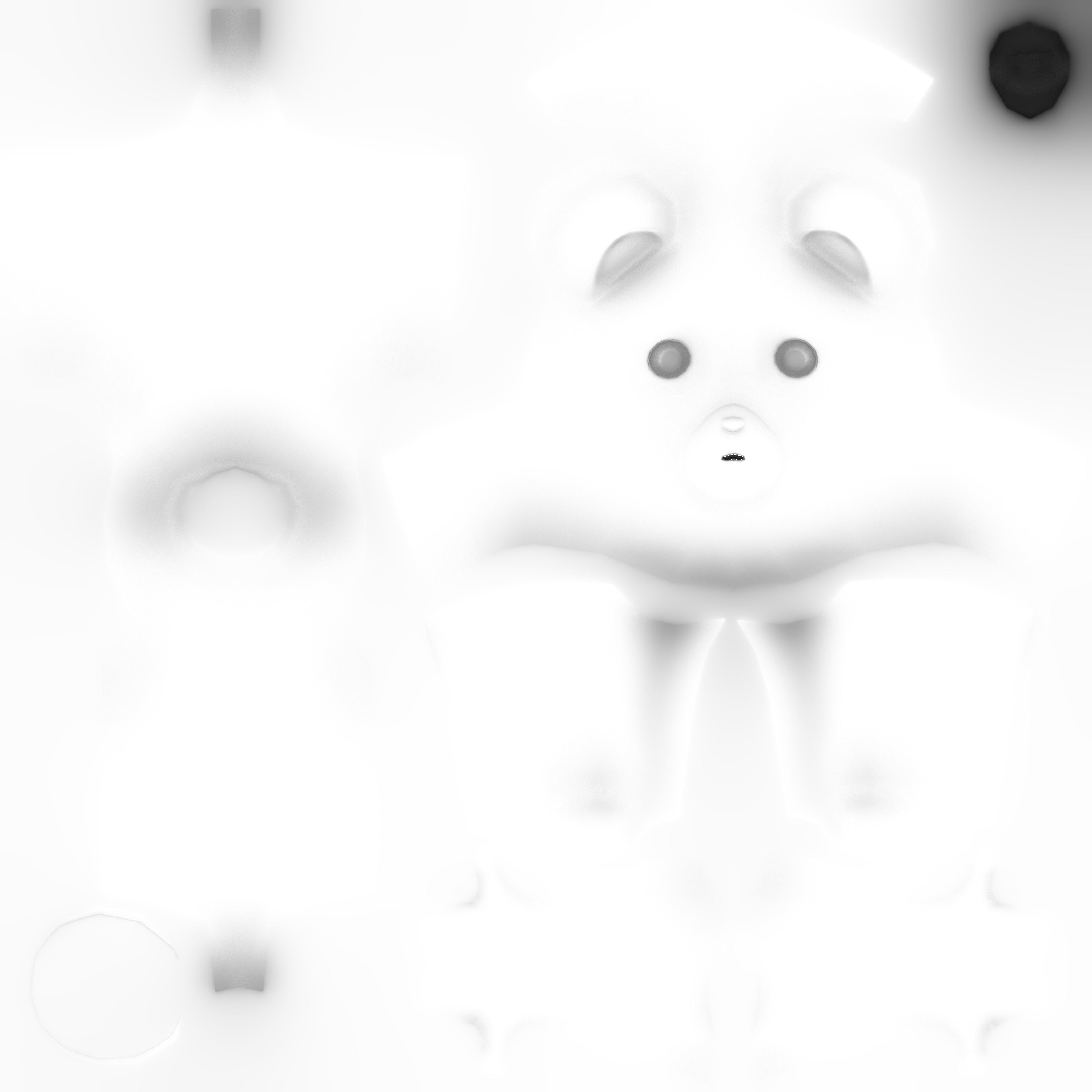 Low Poly Bear Rig 3D model Low-poly 3D model_10