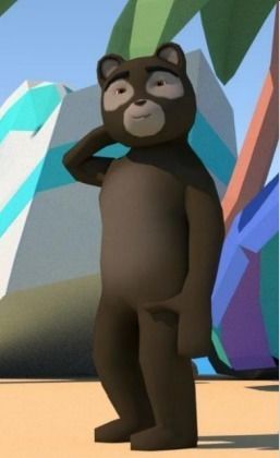 Low Poly Bear Rig 3D model Low-poly 3D model_4