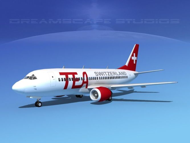 Boeing 737-300 SwissTEA 3D model