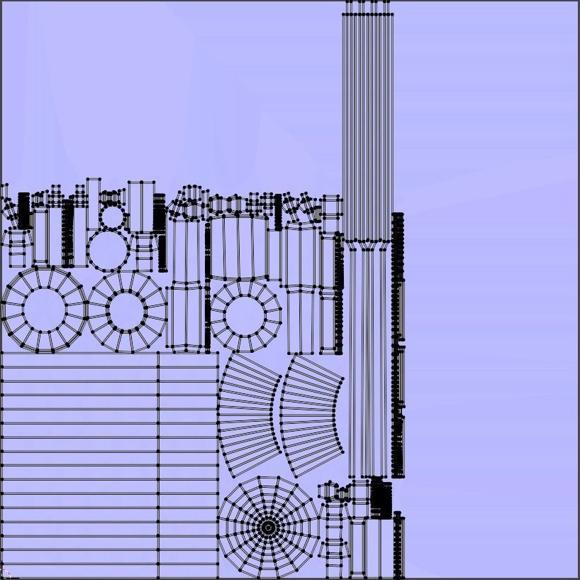 Space engine or rocket Free low-poly 3D model_7