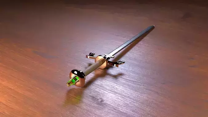 a sword with a stone