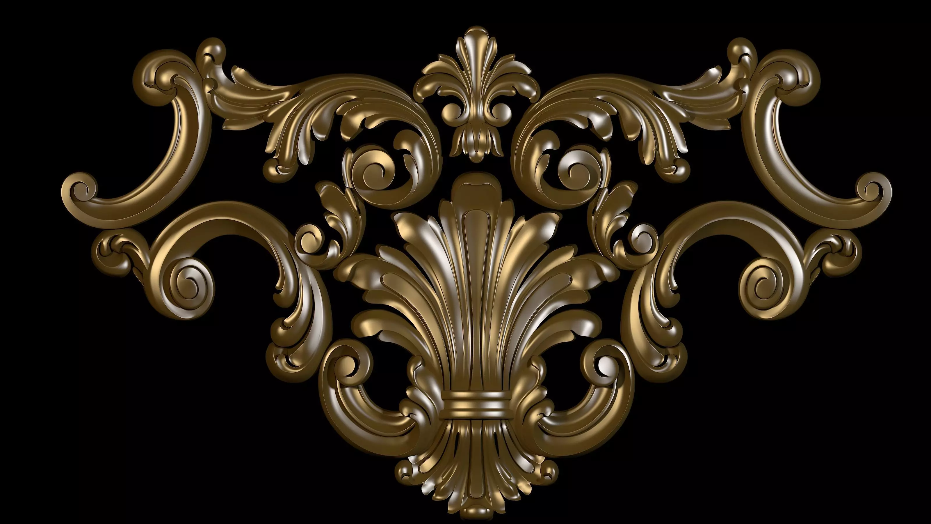 dekor ornament 3D model_0