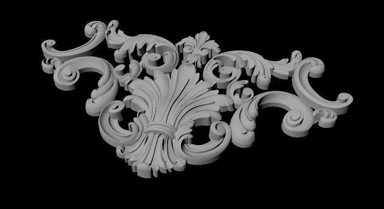 dekor ornament 3D model_1