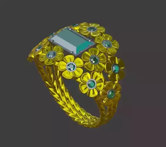 Flower ring