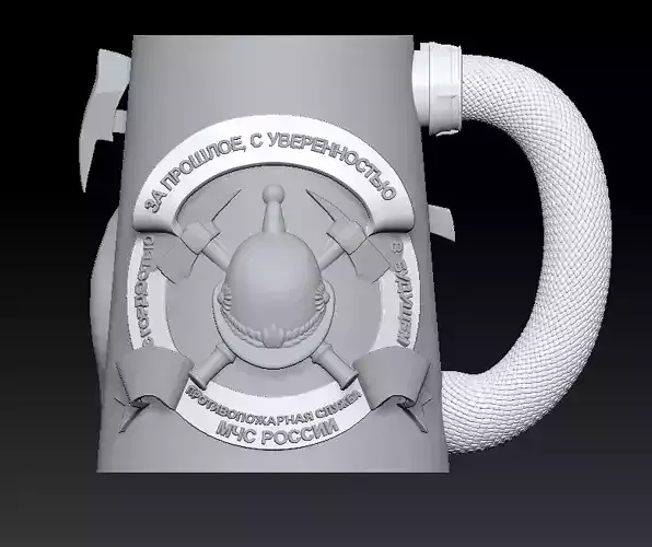 Decorative Fireman Souvenir Cup 3D print model