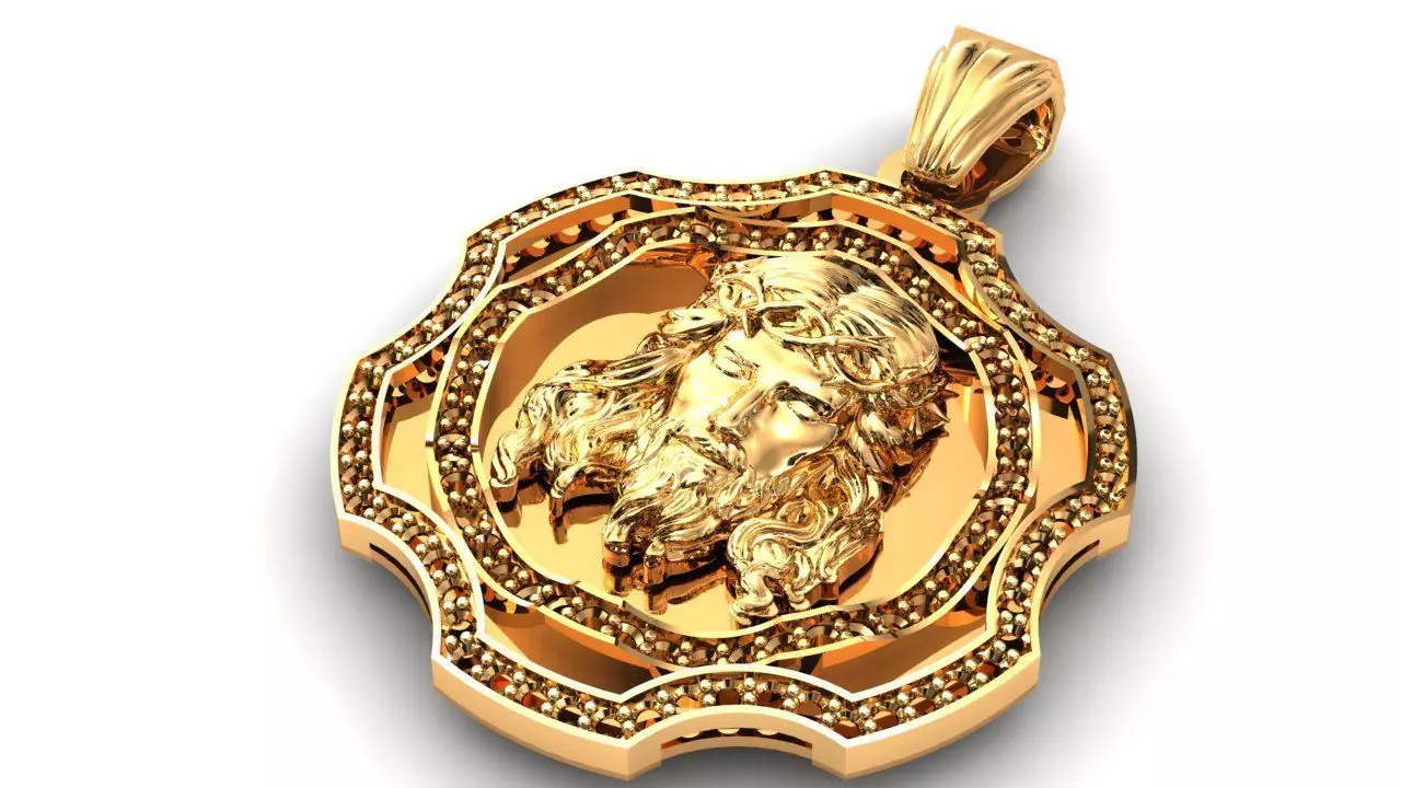 JESUS PENDANT CHARM -DIJE DE JESUS 3D print model_0