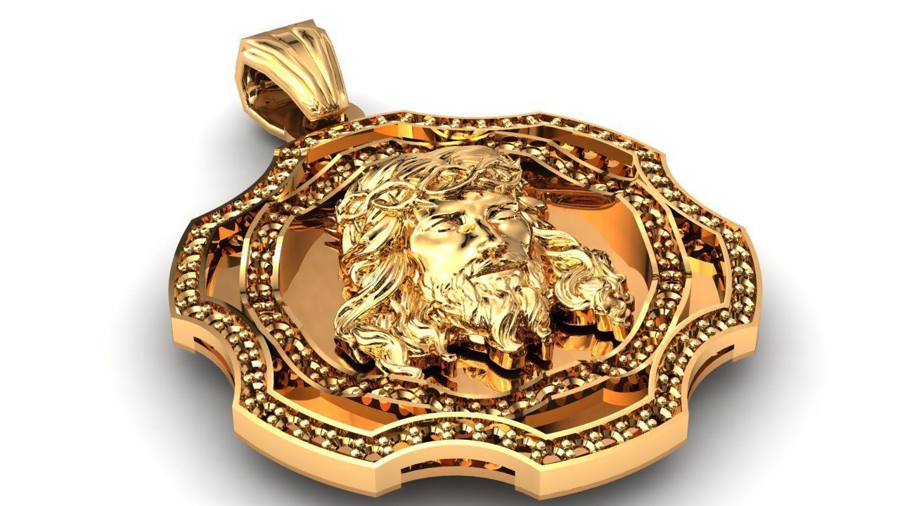 JESUS PENDANT CHARM -DIJE DE JESUS 3D print model_1