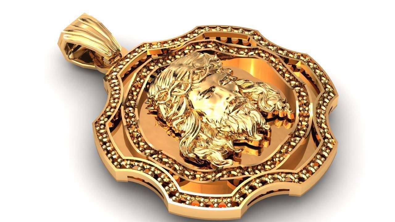 JESUS PENDANT CHARM -DIJE DE JESUS 3D print model_3