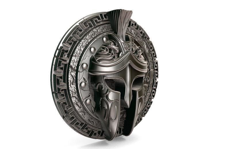 Spartan pendant 8 3D print model_6