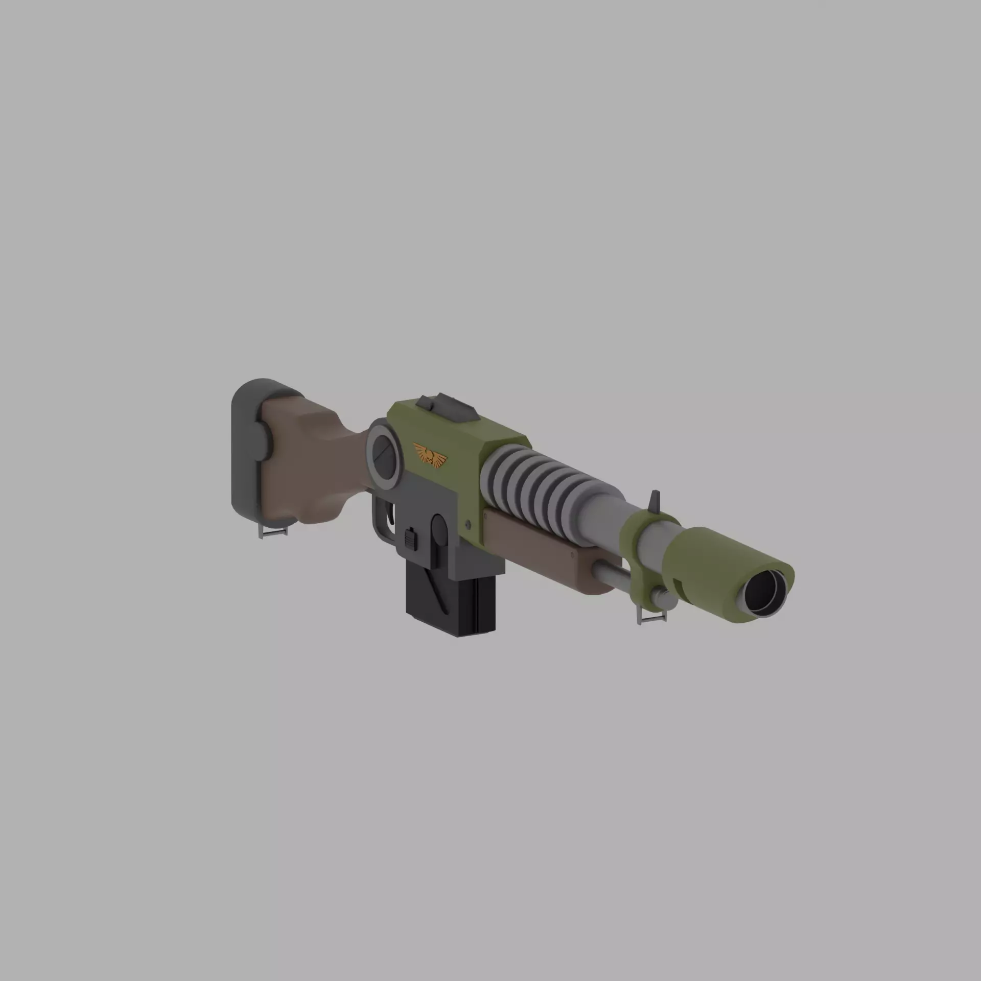 Lasgun Lucius Warhammer 40k Free 3D model