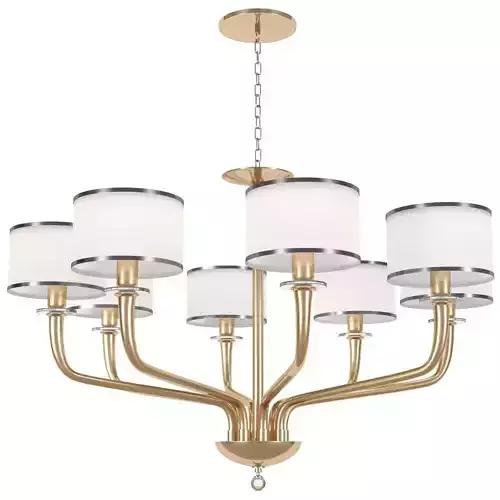 Heathfield Co Czarina Arm Gold Chandelier
