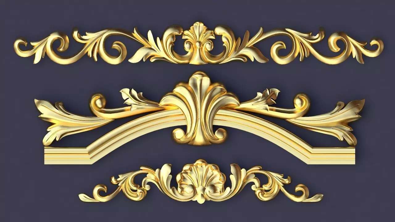 dekor ornament 3D model_0